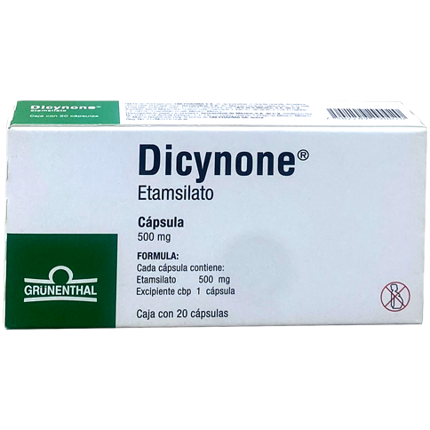 DICYNONE 500MG CAPS 20