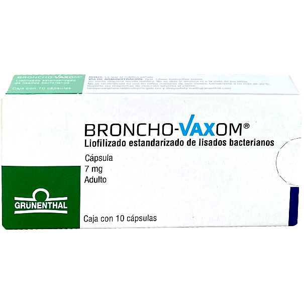BRONCHO VAXOM AD 7MG CAPS 10