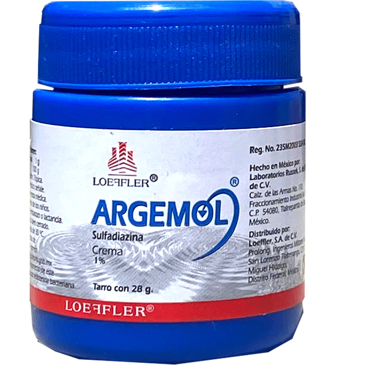 ARGEMOL CMA 28G Sulfadiazina De Plata