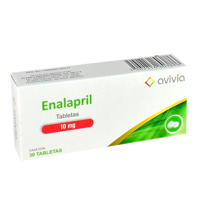 ENALAPRIL 10MG 30 TAB AVIVIA