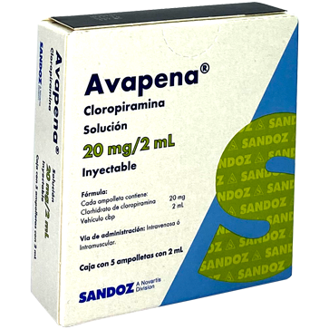 AVAPENA 20 MG AMP 5X2 ML