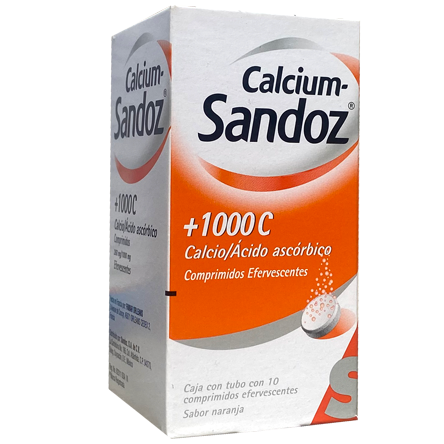 CALCIUM SANDOZ 260 1000MG CPR 10