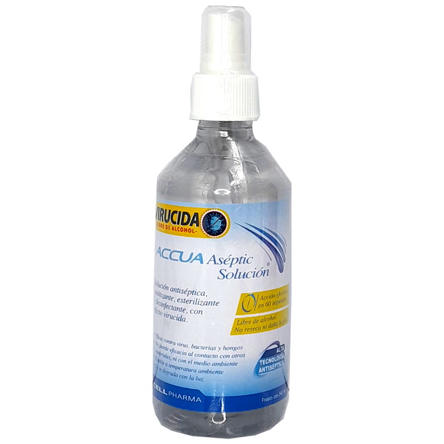 ACCUA ASEPTIC SOLUCION FCO 240 ML