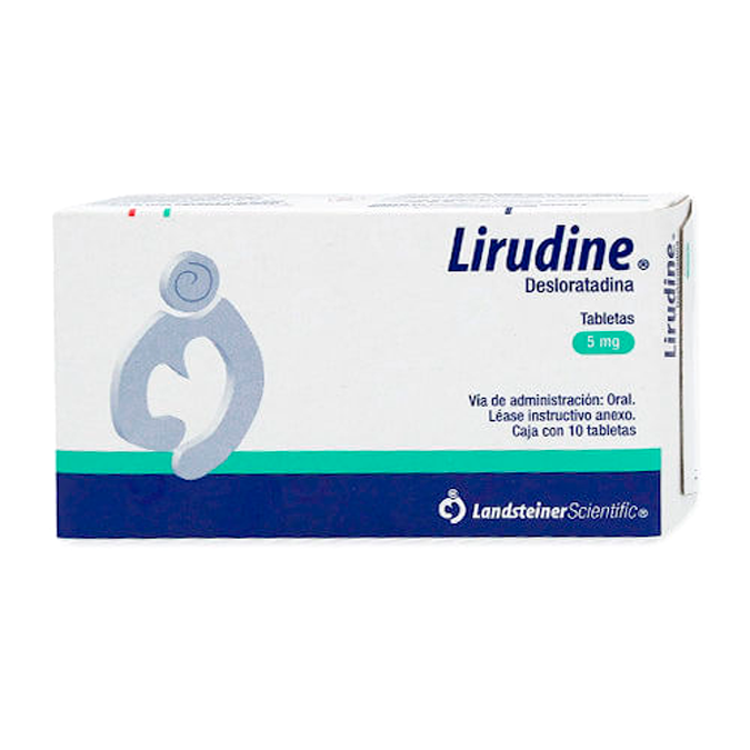 DESLORATADINA LIRUDINE 5MG C 10 TABS Desloratadina