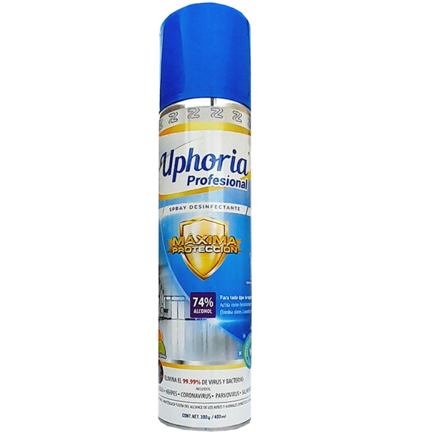 UPHORIA DESINFEC MAX PROT 74 ALCOHOLSPRAY 300GR