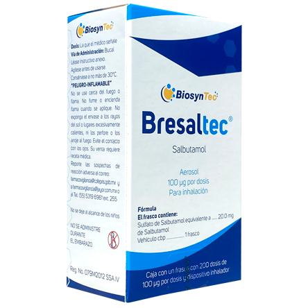 SALBUTAMOL BRESALTEC SUSP AER 200DOSIS