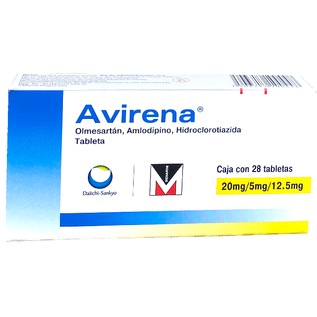 AVIRENA 20 5 12 5MG TAB 28