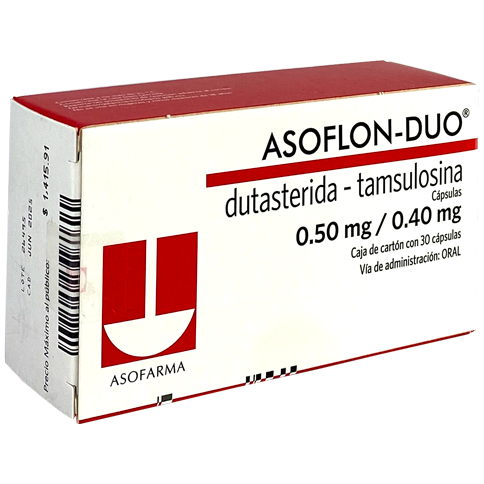 ASOFLON DUO 0 5MG 0 4MG CAPS30