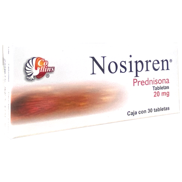 NOSIPREN T 30 20MG Prednisona