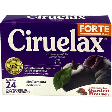 CIRUELAX FORTE 25MG COMP 24