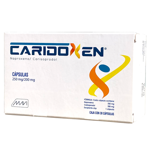 CARIDOXEN 250 MG C 30 Carisoprodol Naproxeno