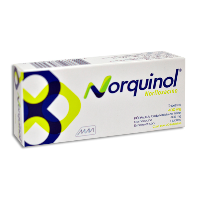 NORQUINOL 400 MG 20 TAB Norfloxacina