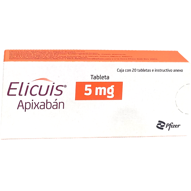 ELICUIS 5 MG TAB 20 483