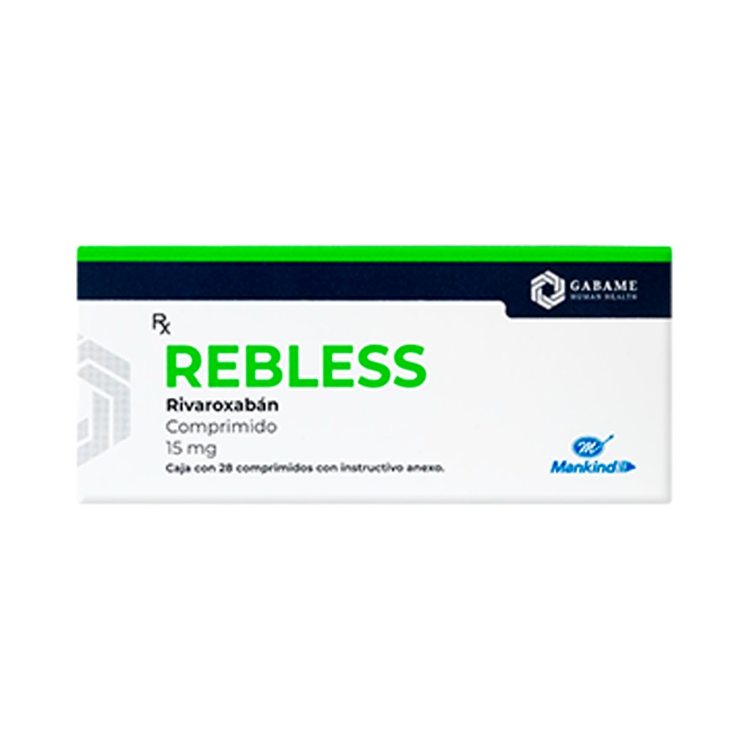 REBLESS 15MG C 28 TABS Rivaroxaban