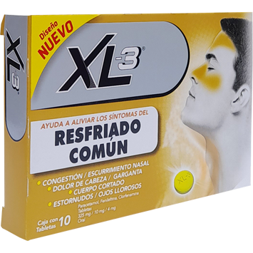 XL 3 ANTIGRIPAL TAB C10