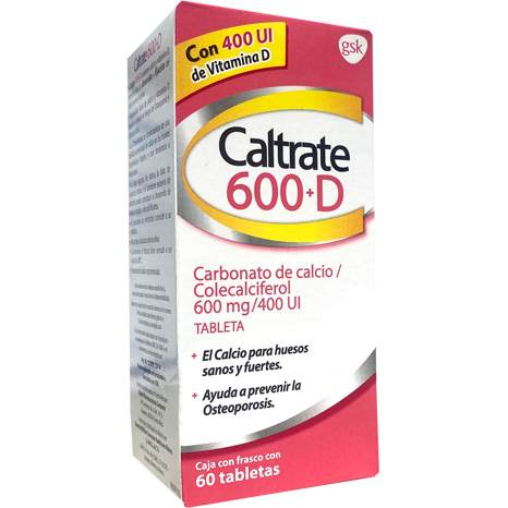 CALTRATE 600 D TAB 60