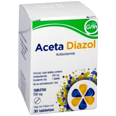 ACETA DIAZOL 250 MG TAB 30