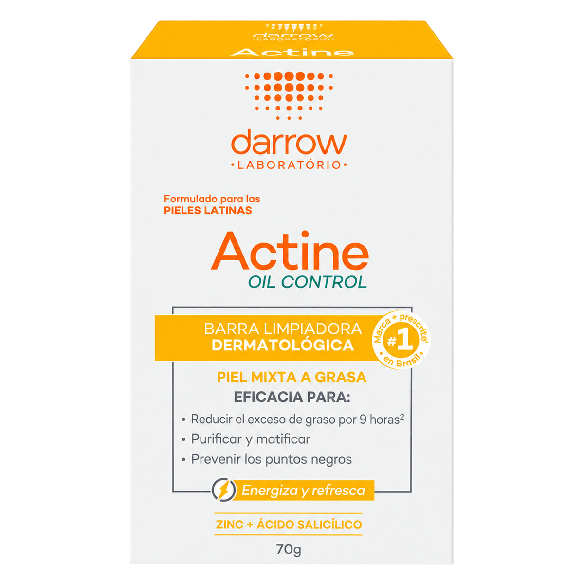 DARROW ACTINE OIL CTRL JBN BARRA 70G