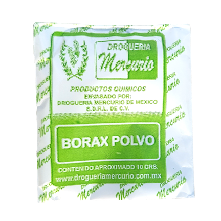 BORAX POLVO SOBRE  10 GRS MERCURIO