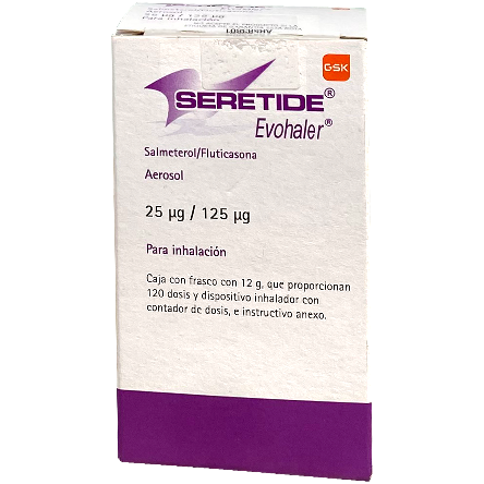 SERETIDE EVOCD 25 125MC 120 DOS