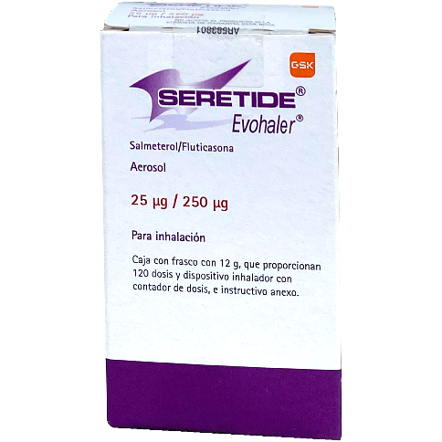 SERETIDE EVOCD 25 250MC 120 DOS