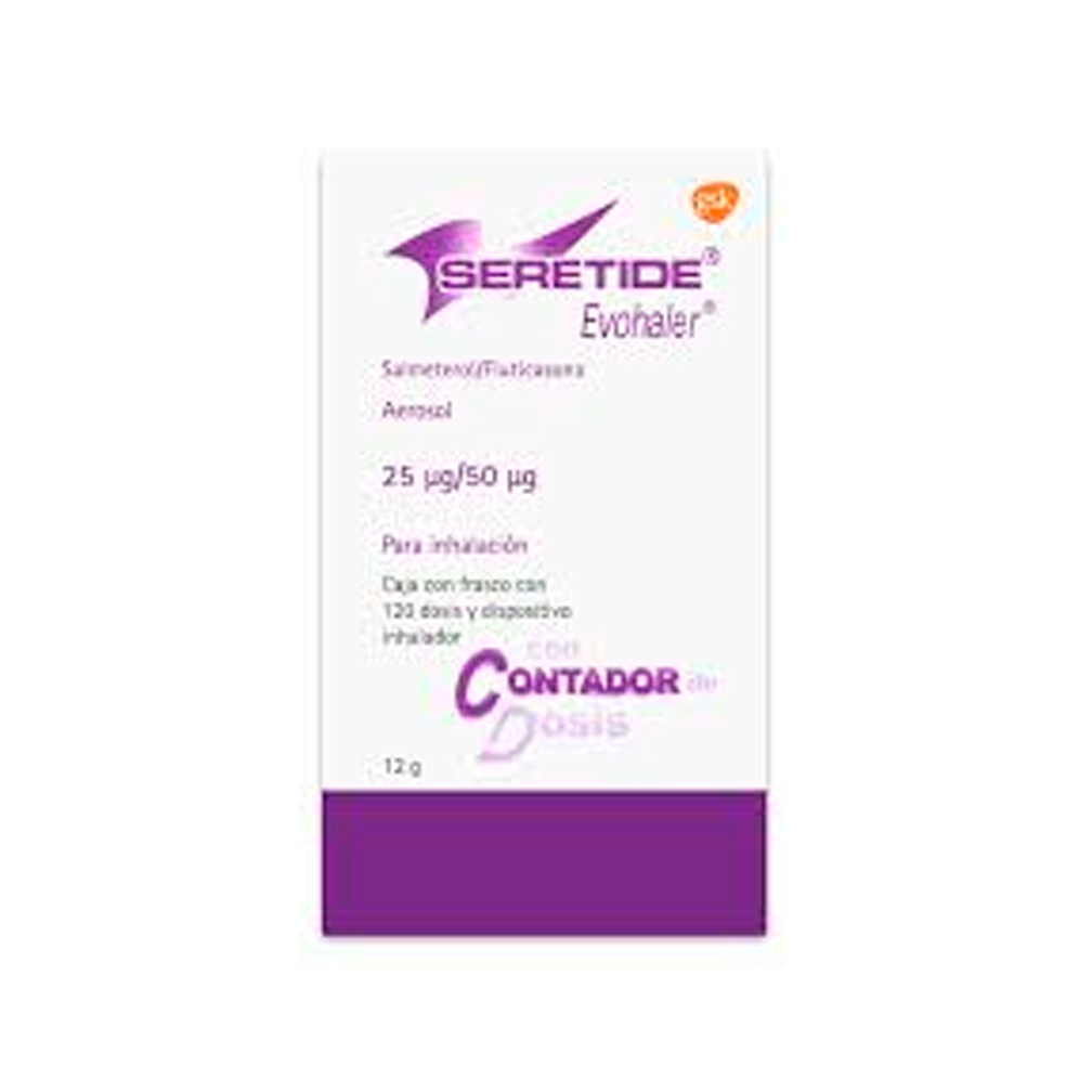 SERETIDE EVOCD 25 50MC 120DO