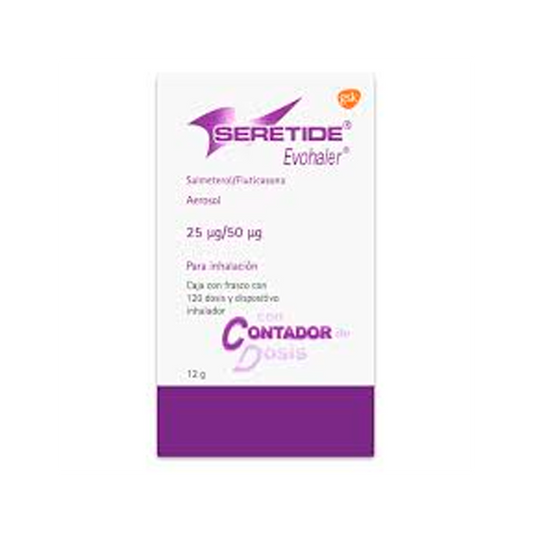 SERETIDE EVOCD 25 50MC 120DO