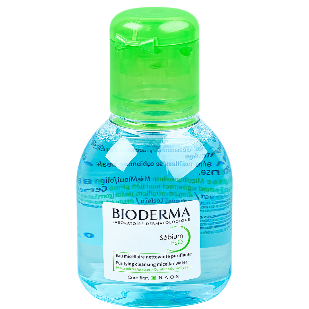 SOL MICELAR SEBIUM H2O PIEL 100ML — fondo transparente, formato 1:1
