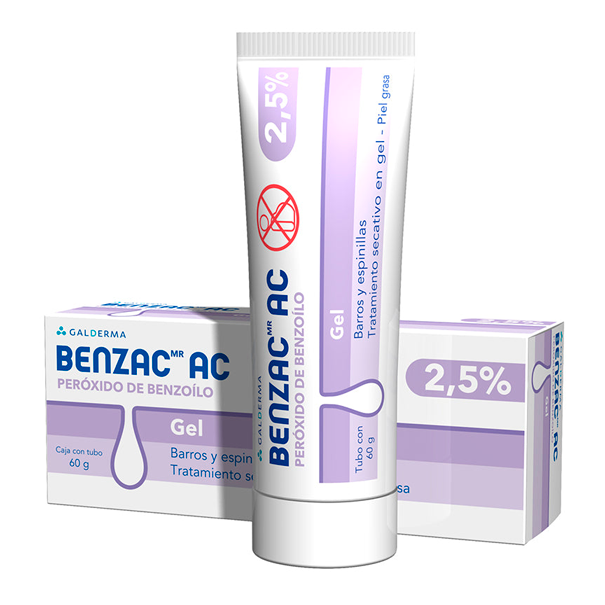 BENZAC A C GEL 2 5 TB 60 G