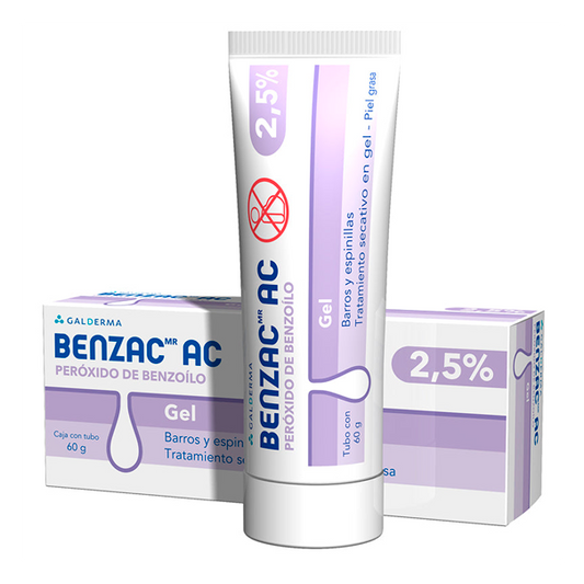 BENZAC A C GEL 2 5 TB 60 G