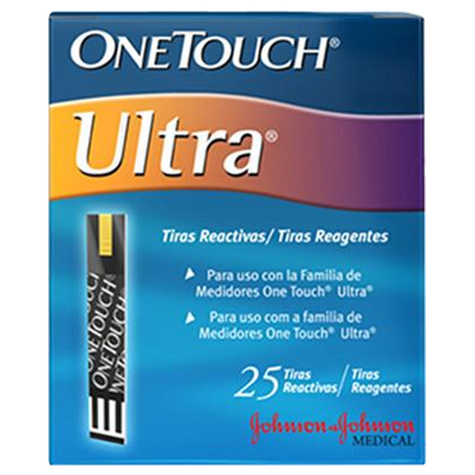 ONE TOUCH ULTRA C 25 TIRAS REACTIVAS