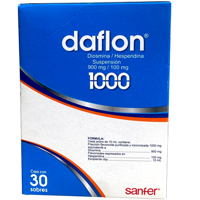 DAFLON1000 900 100MG 30SB10ML