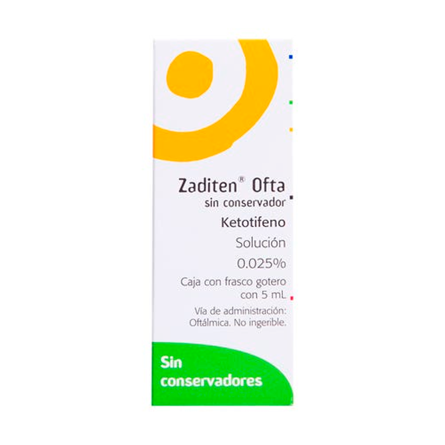ZADITEN OFTA SOL 0 025  GTS 5ML  N