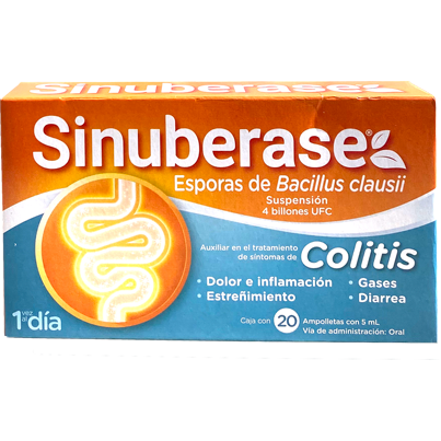 SINUBERASE COLITIS 20 AMP 5ML ORAL