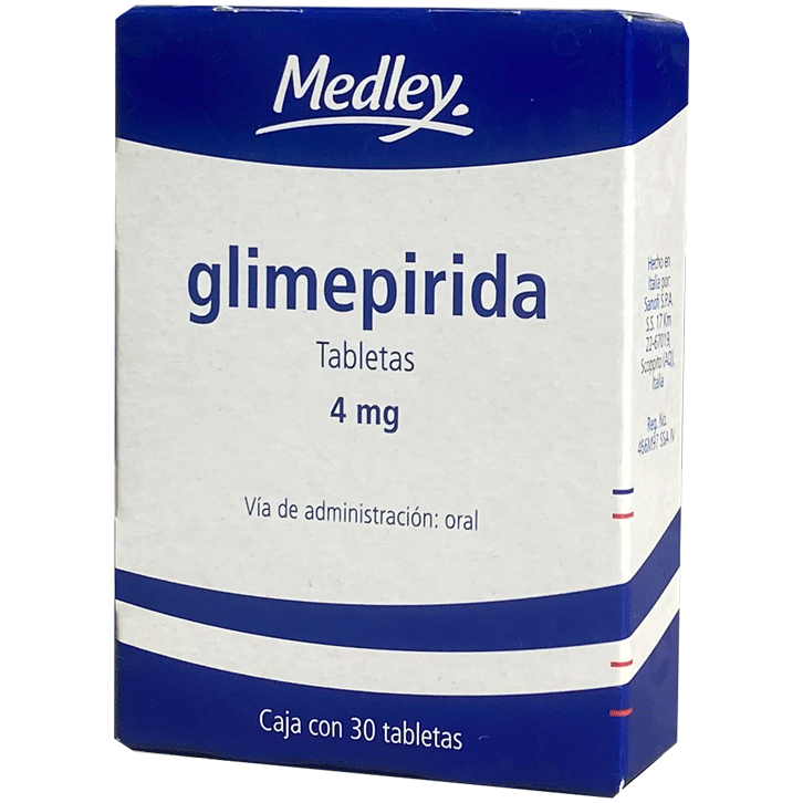 GLIMEPIRIDA 4MG 30TAB MEDLEY