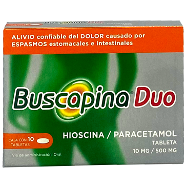 BUSCAPINA 10MG DUO 10 TAB