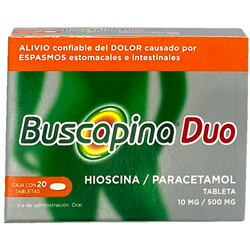 BUSCAPINA DUO 10 MG 20 TAB