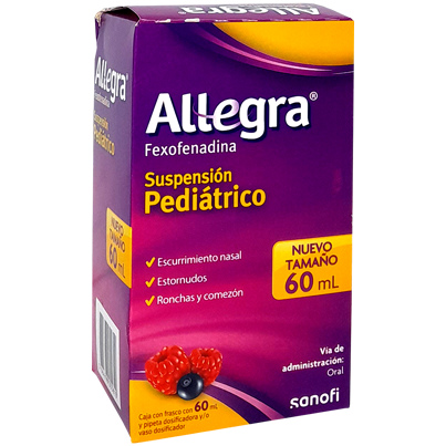 ALLEGRA PEDIATRICO SUSP 60ML