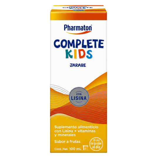 PHARMATON COMPLETE KIDS JBE 100ML — fondo transparente, formato 1:1
