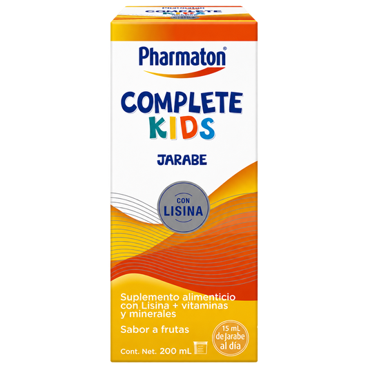 PHARMATON COMPLETE KIDS JBE 200ML — fondo transparente, formato 1:1