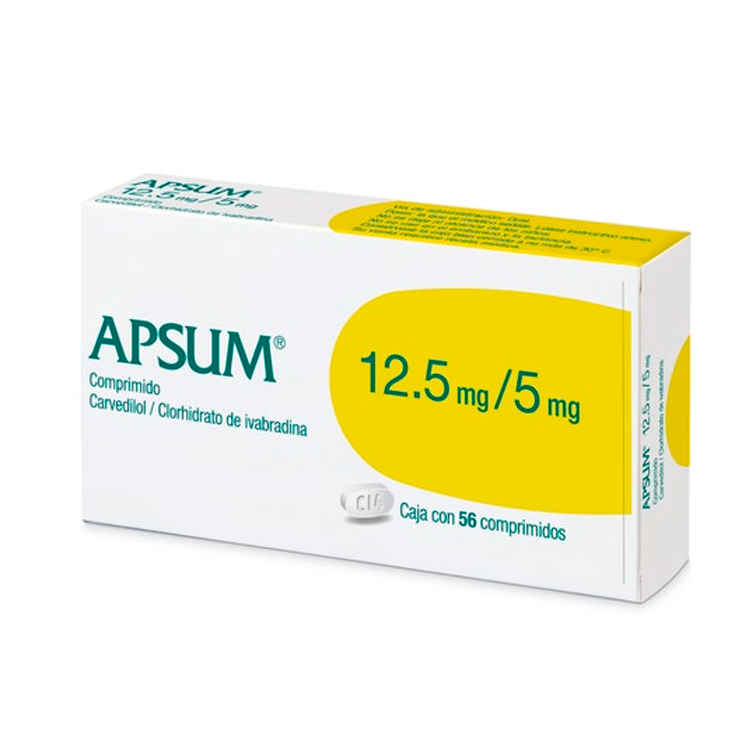 APSUM 12 5 5MG COM 56