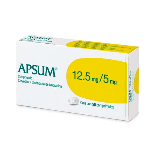 APSUM 12 5 5MG COM 56