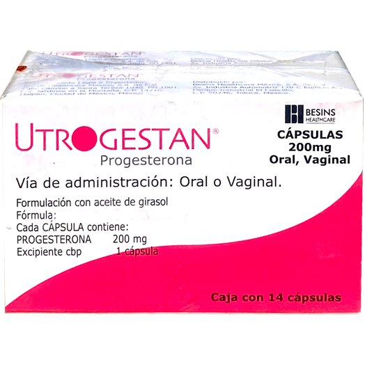 UTROGESTAN 200MG C 14 CAPS DUO PACK 2X1
