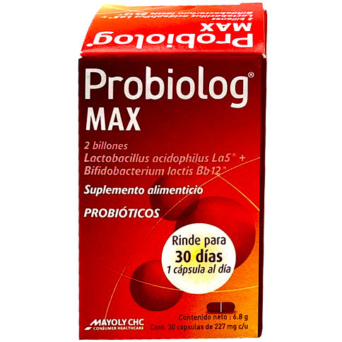 PROBIOLOG MAX SUP ALIM 30 CAPS