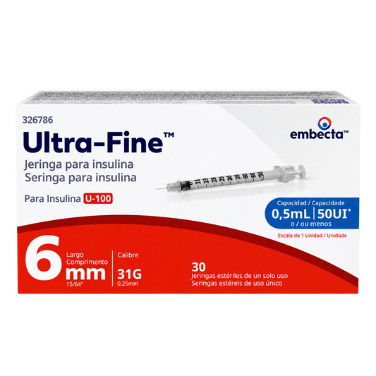 JERINGA EMBECTA DESCH ULT F 0 5ML 31X6MM C 30