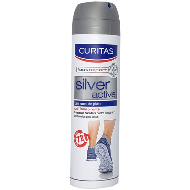 DESOD CURITAS SILVER P PIES 150ML