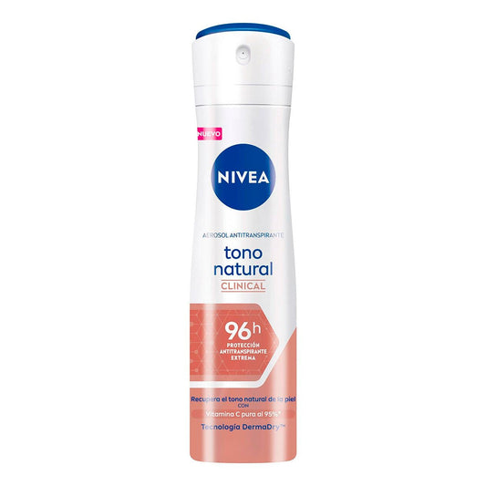 DESOD NIVEA TON NAT CLIN SPY150ML