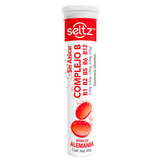 SELTZ COMP B SUP ALIM 20TAB EFER — fondo transparente, formato 1:1