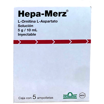 HEPA MERZ IV 5G AMP 5X10 ML