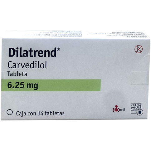 DILATREND 6 25MG TAB 14